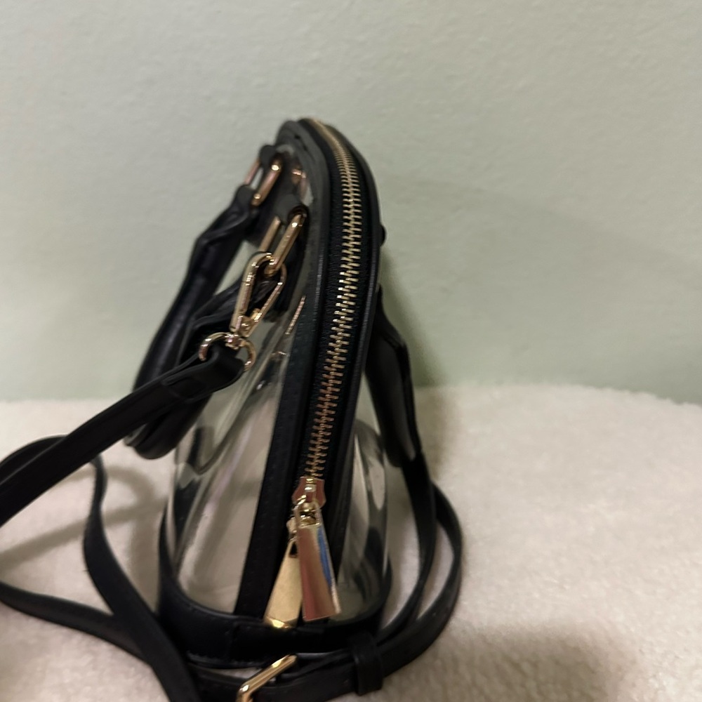 Transparent Black Handbag - Picture 4 of 5